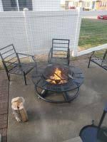 Watch to learn to build a quick and easy fire pit using a ring kit. Big Horn 47 24 In W Black Steel Wood Burning Fire Pit Lowes Com Wood Burning Fire Pit Wood Burning Fires Wood Fire Pit