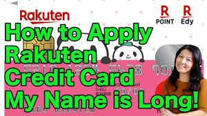There are few restrictions when applying, which makes it rakuten card academy. How To Apply Rakuten Credit Card My Name Is Too Long Youtube