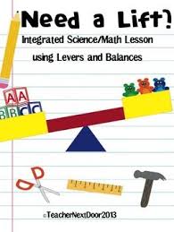 Integrated Science Math Lesson Using Levers And Balances Math Lessons Common Core Science Teaching Middle School Science
