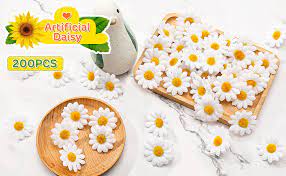 Never again will you have to worry about how much water and sun your flowers need to stay bright and happy. Amazon Com Johouse Artificial Daisy 200pcs Silk Daisy Artificial Gerber Daisy Artificial Chrysanthemum Daisy Flowers Heads For Wedding Decoration Home Decoration 1 5inch White Everything Else