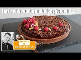 Tarte Chocolat Framboise Pistache Recette Originale Par Chef Sylvain Youtube Chocolat Framboise Tarte Au Chocolat Tarte Chocolat Framboise