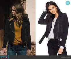 Mckenna S Black Corduroy Moto Jacket On Light As A Feather Feather Outfit Moto Jacket Outfits