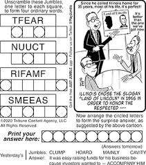 Cedar rapids gazette puzzle answers. Jumble Puzzle Answers For Today Gamers Smart