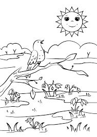 20 Disegni Di Paesaggi Primaverili Da Colorare Pianetabambini It Disegni Di Paesaggi Disegni Paesaggi