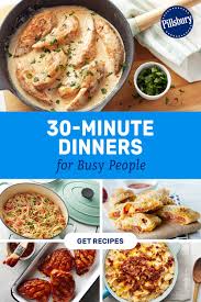 30 Minute Dinners For Busy People Health Dinner Recipes Dinner Recipes Easy Family Food Recipies