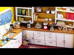 How To Make Miniature Kitchen Home Appliances Blender Rice Cooker Griddle Coffee Maker Etc You Miniature Kitchen Barbie Kitchen Kitchen Cabinet Design