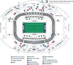 Dallas Cowboys Stadium Map Stadium Maps | At&T Stadium