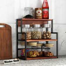 Overstock.com has been visited by 1m+ users in the past month Kitchen Rack Upto 55 Off Buy Wooden Kitchen Rack Online Best Price