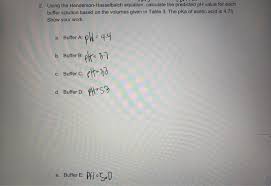 1) we need the k a of the methylammonium ion: 2 Using The Henderson Hasselbalch Equation Chegg Com