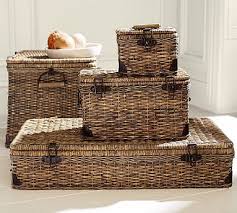 Shop wicker magazine basket from pottery barn. 27 Best Pottery Barn Baskets Ideas Pottery Barn Lidded Baskets Storage Baskets