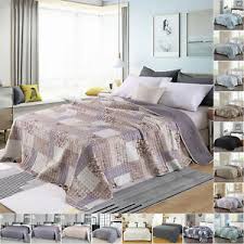 Entdecken sie unsere auswahl an betten für babys und kinder: Tagesdecke Bettuberwurf Polyester Plaid Bettdecke Patchwork Bett Decke Sofadecke Ebay