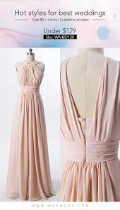 Twisted Halter Neck Pleated Bodice Illusion Back Chiffon Long Bridesmaid Dress Co Cheap Chiffon Bridesmaid Dresses Tulle Bridesmaid Dress Long Bridesmaid Dress