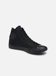 Unisex converse canvas leather mid chuck taylor all star hi street sneakers keds. Converse Chuck Taylor All Star Monochrome Canvas Hi M Schwarz Sneaker Bei Sarenza De 17873