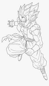 This form of goku appears in dragon ball z: Super Saiyan 4 Gogeta Free Coloring Pages Super Saiyan Blue Gogeta Drawing Hd Png Download Transparent Png Image Pngitem