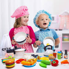 Buy play food and get the best deals at the lowest prices on ebay! Buy Gjof2yk Kids Kitchen Toy Cookware With Play Food Toy Set Kitchen Play Accessories With Pots And Pans Cutting Food Toy Utensils Play Dishes Learning Toys Gift For Toddlers Boys Girls 72 Pcs Online In Taiwan
