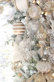 Sneak peek peek of hobby lobby christmas decor! Glam White Gold Living Room Christmas Tree Mantel Summer Adams