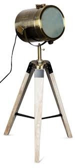Levandeo Stehlampe Dreibein 64cm Hoch Lampe Tischlampe Leuchte