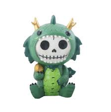Furrybones Tatsu Skeleton in Green and Gold Dragon Costume Figurine  Statuette : Amazon.ca: Toys & Games