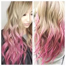 After getting short haircuts, women often overthink the color combinations that can get into, due to the length of their new hairstyle. Dip Dye Blonde Hair Pink Novocom Top