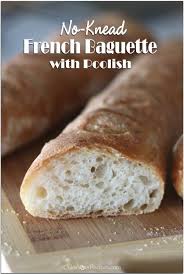 I used my homemade white bread dough to make these. No Knead French Baguette With Overnight Poolish Color Your Recipes