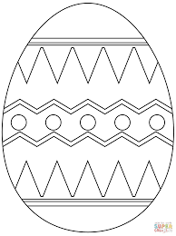 Easter Egg With Abstract Pattern Super Coloring Bunny Coloring Pages Easter Egg Coloring Pages Egg Coloring Page
