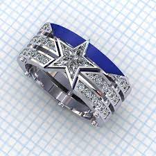 Captain Americas Team Ring Gents Dallas Cowboys Rings Dallas Cowboys Jewelry Geek Jewelry