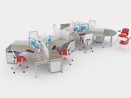 Open Plan Workstations 120 Degree Modular Benching Systems Cheap Office Furniture Furniture Affordable Office Furniture