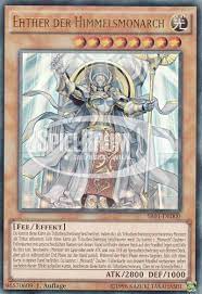 Du kannst diese karte als tributbeschwörung beschwören, indem du 1 als tributbeschwörung beschworenes monster als tribut anbietest. Ehther The Heavenly Monarch