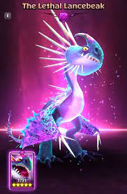 The Lethal Lancebeak Is A Female Deadly Nadder Appearing In The Game Dragons Titan Uprisi How To Train Your Dragon Dragon Coloring Page How Train Your Dragon