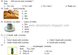 Soal uts bahasa inggris sd kelas 3 semester 2 ta 20172018. Kumpulan Soal Ukk Pat Bahasa Inggris Sd Mi Semester 2 Archive Blognya Abiey Kayla