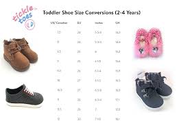 Tttoddler Shoe Size Chart Tickle Toes