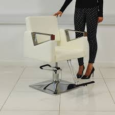 Modern And Stylish White Hair Salon Chair Hairdressing Chairs Salon Furniture Hair Salon Chairs