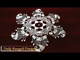 Simple Lotus Kolam With 9 Dots Easy Lotus Rangoli Lotus Muggulu Design Youtube Easy Rangoli Designs Rangoli Kolam Designs Simple Rangoli