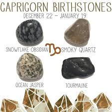 Capricorn December 22 January 19 Birthstones Crystal Kit 4 Etsy Crystals Crystal Healing Stones Capricorn