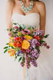 Even wanting a colorful wedding bouquet, you may have a color scheme to make it match the wedding colors or just make it less crazy. Bright Summer Wedding Bouquets Arabia Weddings