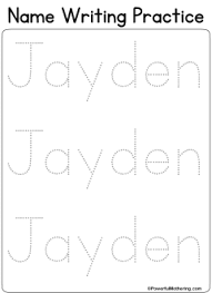 Custom Printables My Name Name Tracing Worksheets Name Writing Practice Custom Printables