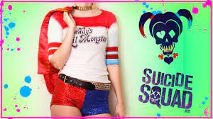 Inspiration & accessoires mit denen du dein harley quinn kostm einfach selber machen kannst. Suicide Suqad Harley Quinn Halloween Kostum Diy T Shirt Und Outfit Verbessert Youtube
