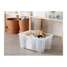 Samla Kontejner Prozrachnyj 56x39x28 Sm 45 L Kupit Onlajn V Internet Magazine Ikea Plastic Box Storage Ikea Ikea Samla