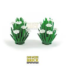 Lego Green Bushes With Flowers Bush Plant Part 6064 With White Foliage X2 Bush Plant Plants Parts Of A Plant