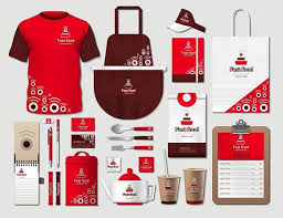 Vector Red Fast Food Identity Mockup Fast Food Coffee Cup Design Coffee Shop Branding