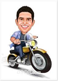 Harley Davidson Caricature Caricature Wedding Couple Cartoon Caricature Drawing