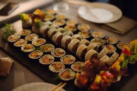 Wir bitten um verständnis, falls das essen ein wenig länger . Eat Me Catering Kimbap 3 Kinds Of Korean Sushi Roll Veggie