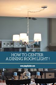 The end result is an architectural detail that looks as if it's always been there, a centered dining room light fixture, and happy homeowners who were able to avoid the dreaded patch and sand! How To Center A Dining Room Light Jen Gallacher