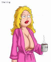 Busty Hentai - big breasts francine smith milf robe transparent background  | 1021192 - Hentai Pictures