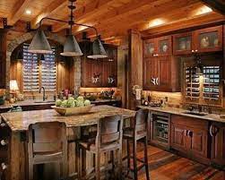 Log Cabin Kitchen Log Home Kitchens Rustic Kitchen Design Rustic Kitchen