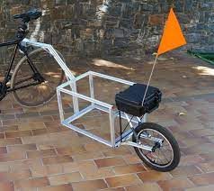 Single Wheel Bike Trailer No Weld Bike Trailer Bicycle Trailer Bike