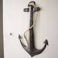 Sea Faring Anchor Wall Decor Anchor Wall Decor Iron Wall Decor Metal Wall Hangings