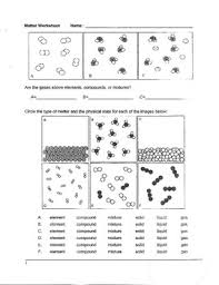 Fill in the blanks where necessary. 31 Element Compound Mixture Worksheet Worksheet Project List