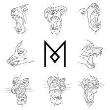 Tatu V Odnu Liniyu Mo Gangi Dessin Tatouage Petit Tatouage Dessin