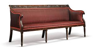 C1815 Very Rare Classical Carved Mahogany Sofa Attributed To Ephraim Haines Philadelphia Cheap Furniture Stores Rustic Furniture Diy French Furniture Design